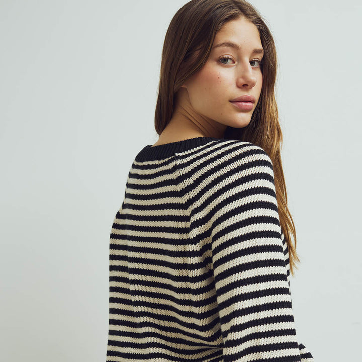 STRIPE KNIT sweater