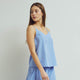 POPLIN strap top