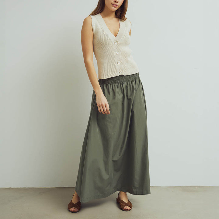 POPLIN skirt