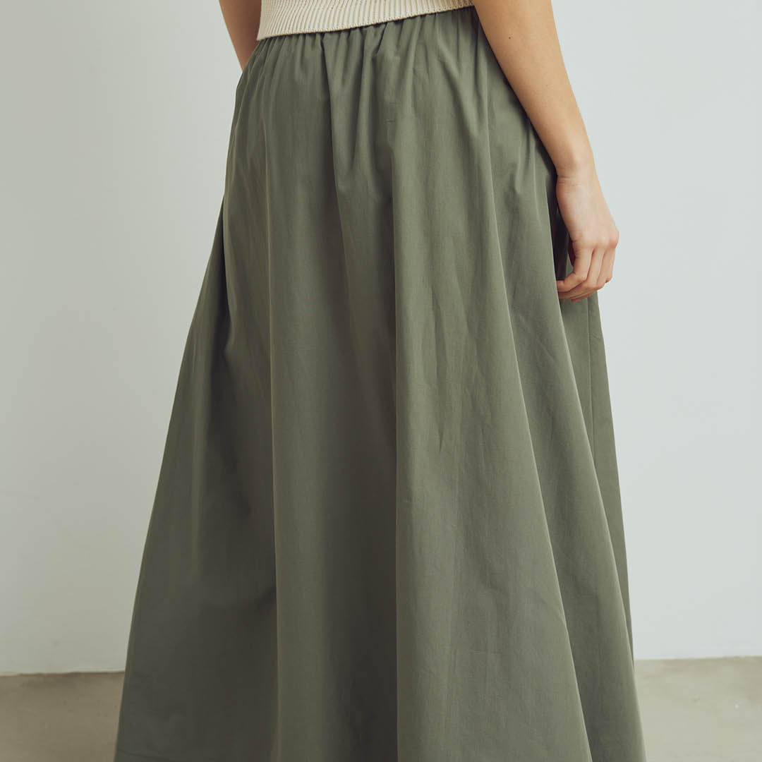 POPLIN skirt