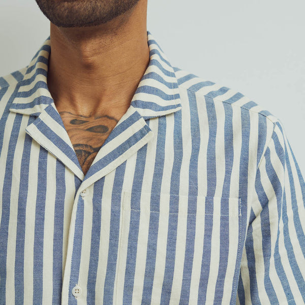＜H＞GROSGRAIN VACANT STRIPE SHIRT/シャツ H>B&Y GROSGRAIN VACANT STRIPE SHIRT[L] - メルカリ