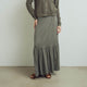 TENCEL gathered maxi skirt