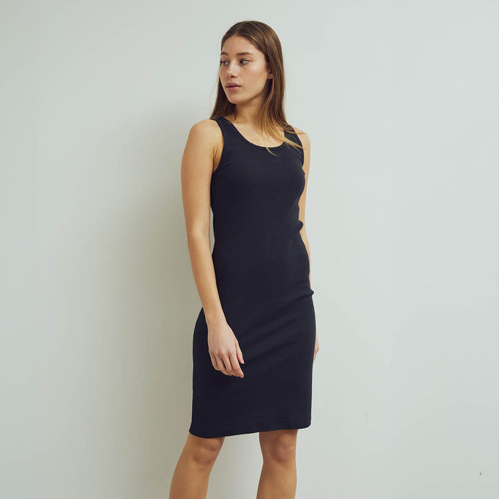 CALM RIB tank top dress