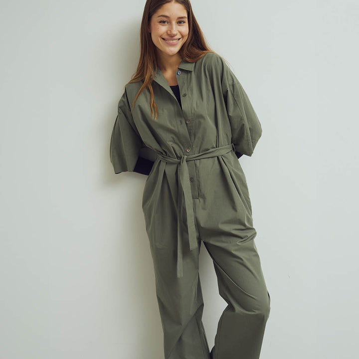 POPLIN pantsuit