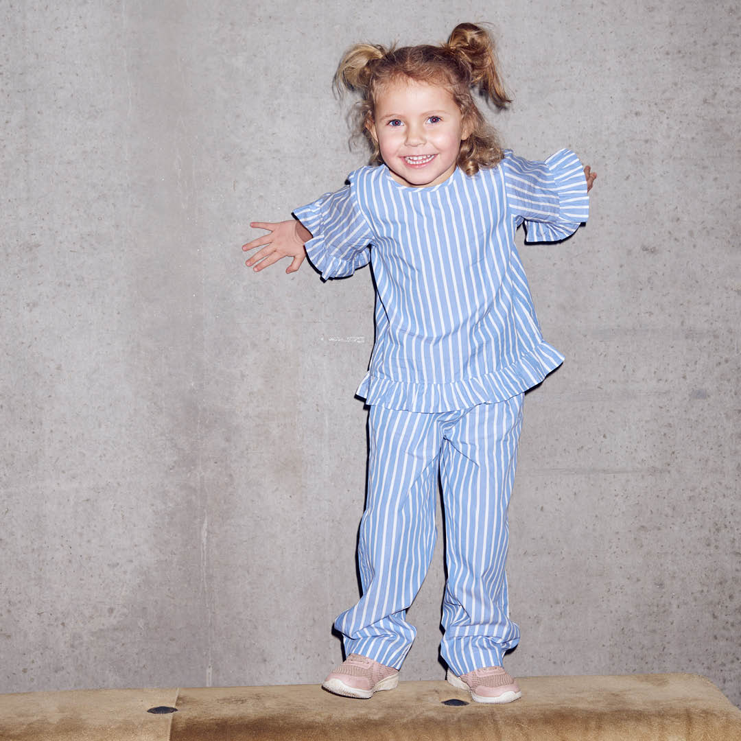 POPLIN STRIPE pants