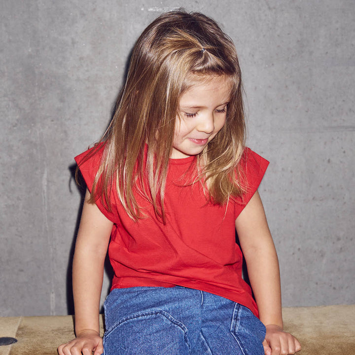 SINGLE JERSEY sleeveless top