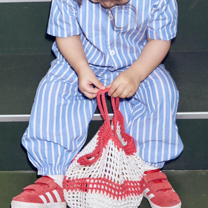 POPLIN STRIPE flared pants