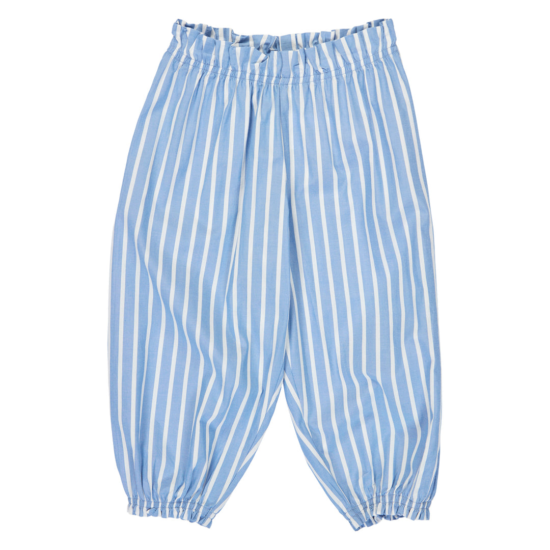 POPLIN STRIPE flared pants