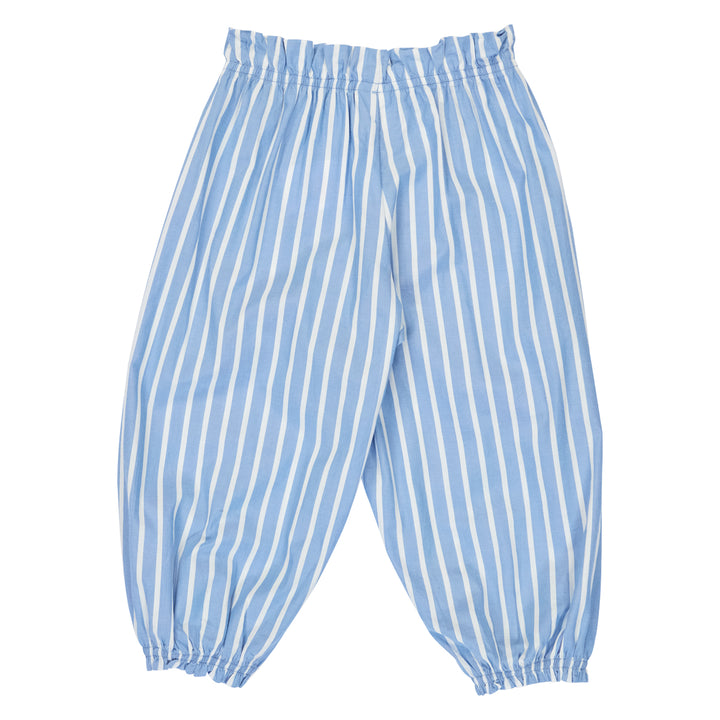 POPLIN STRIPE flared pants