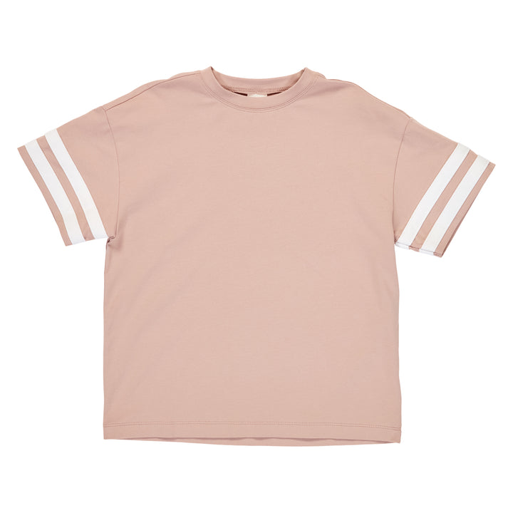 STRIPE single jersey T-shirt