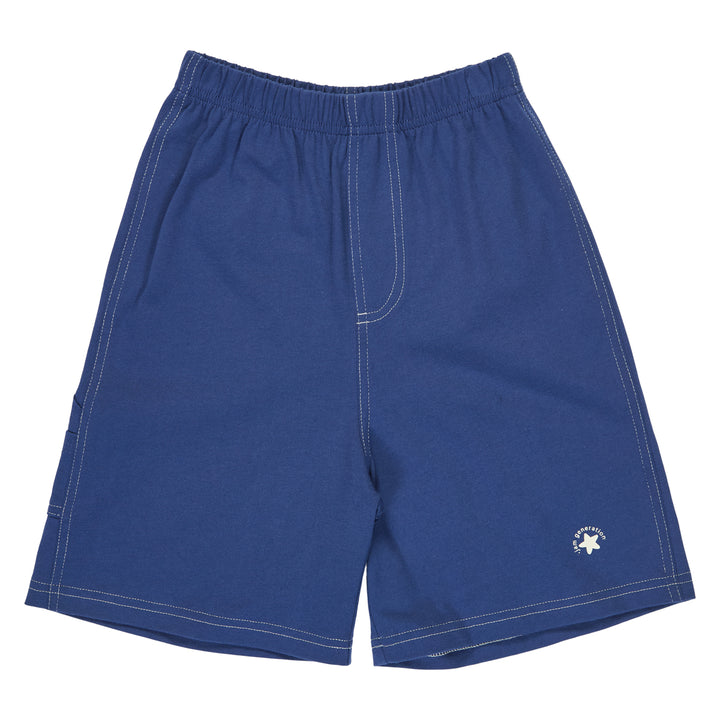 SINGLE JERSEY printed baggy shorts