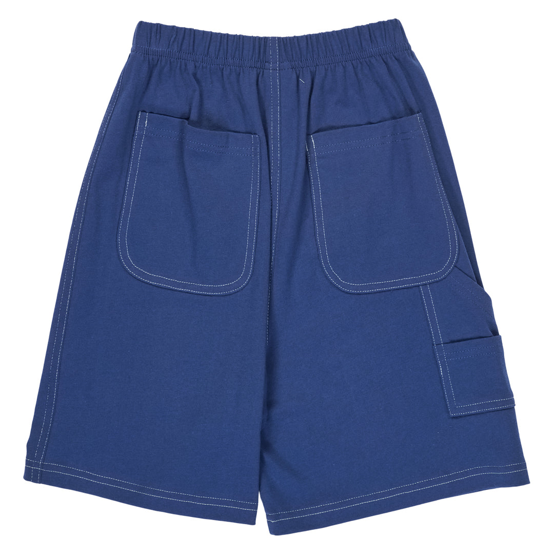 SINGLE JERSEY printed baggy shorts