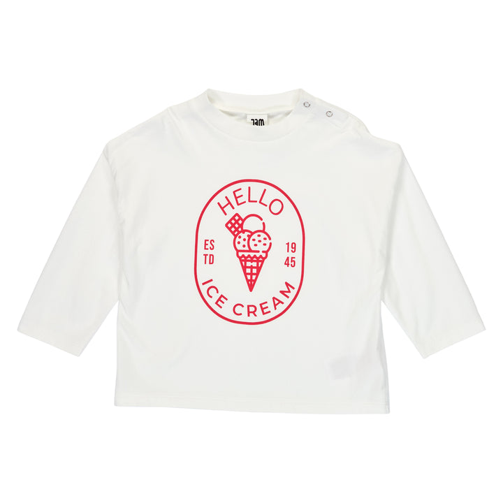 HELLO ice cream top