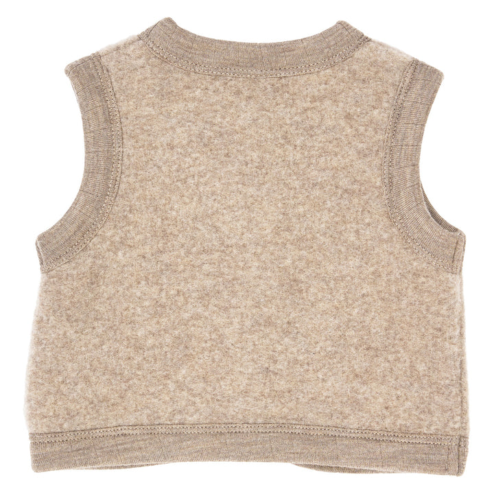 WOOLLY vest in merino wool fleece