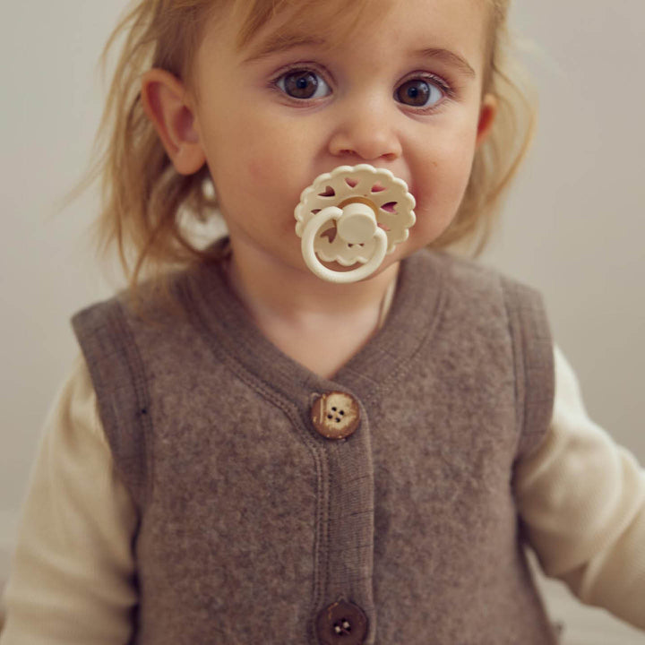 WOOLLY vest in merino wool fleece