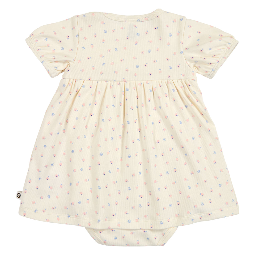 SPRING rib floral dress body