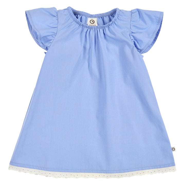 POPLIN frill dress