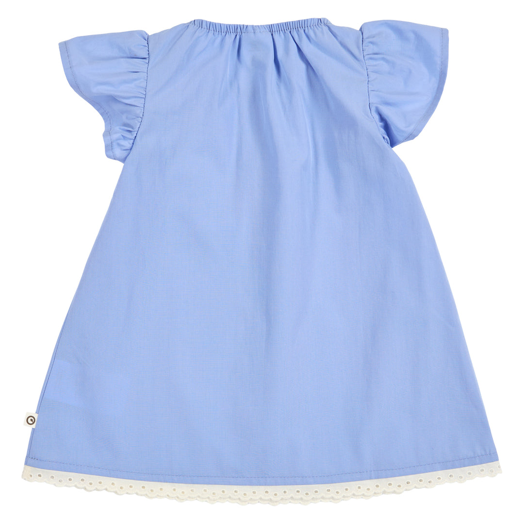 POPLIN frill dress