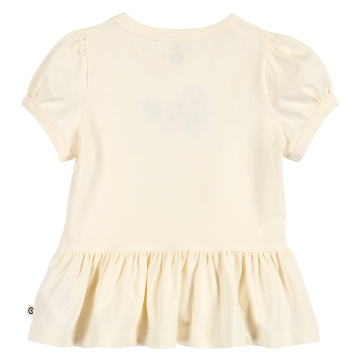 PRIMROSE peplum top with flowers