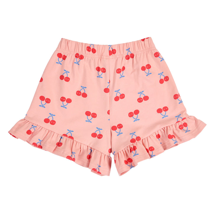 CHERRIES frill shorts