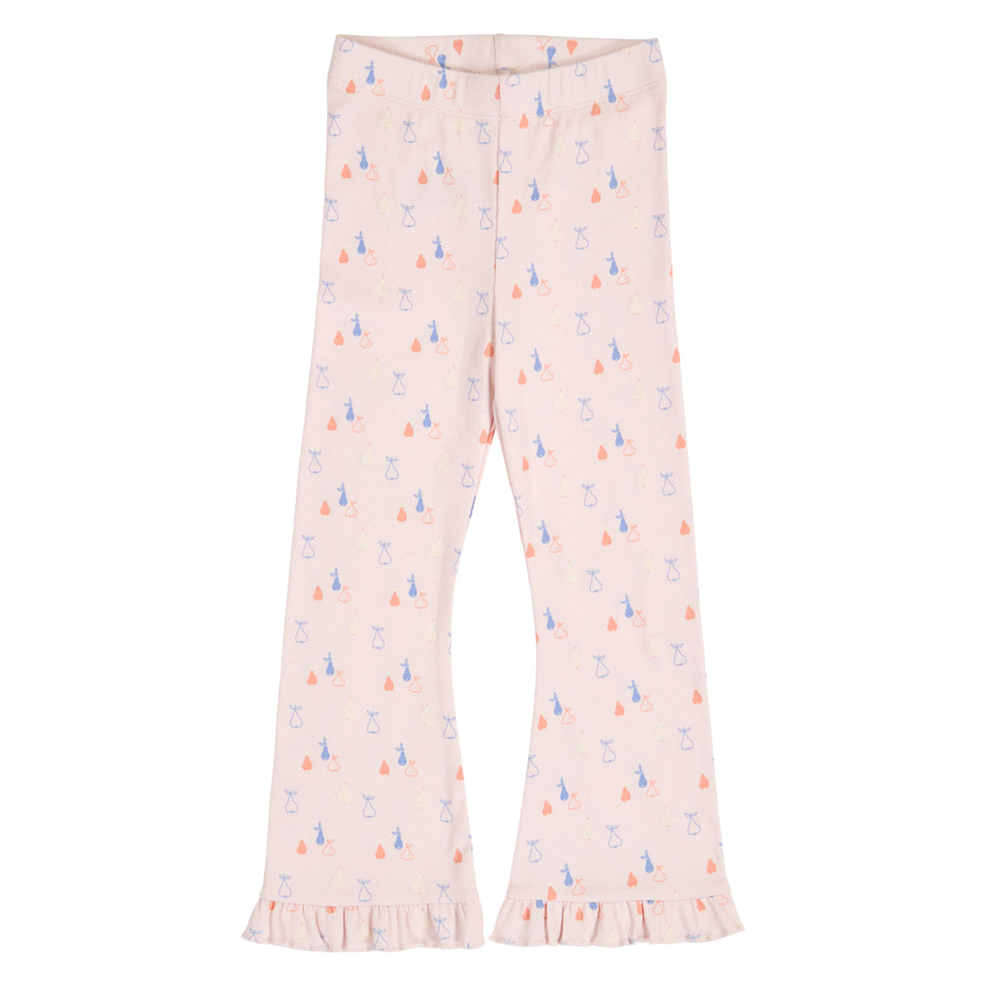PICNIC RIB flared fill pants