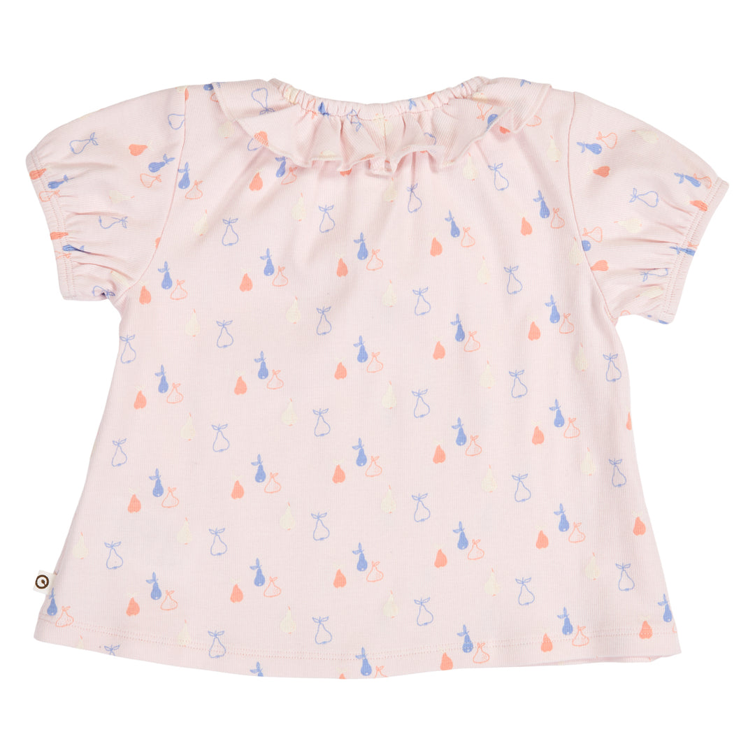 PICNIC RIB frill collar top