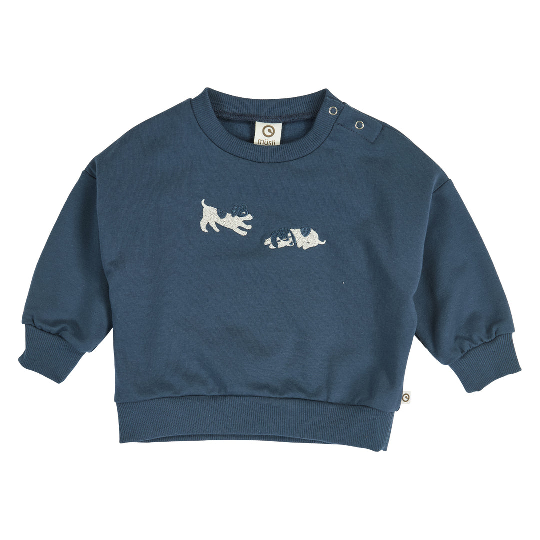 BFF puppie applique sweatshirt