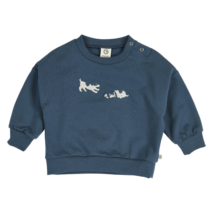 BFF puppie applique sweatshirt
