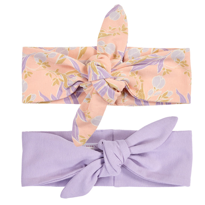PEONY floral headband 2-pack