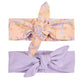 PEONY floral headband 2-pack