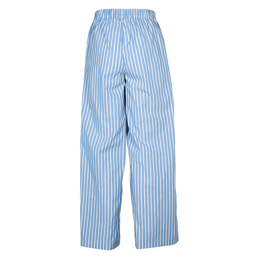 POPLIN STRIPE wide leg pants