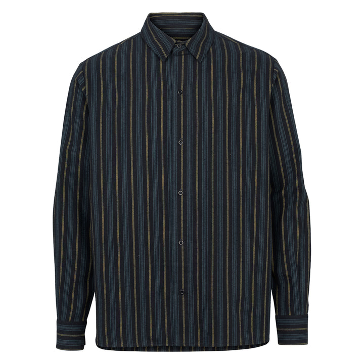 Woven stripe shirt