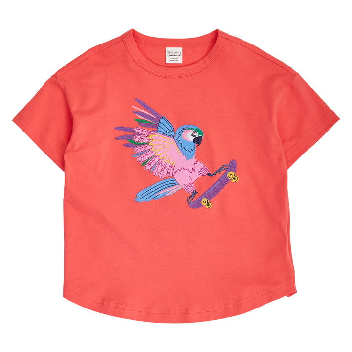 HELLO oversize parrot T-shirt