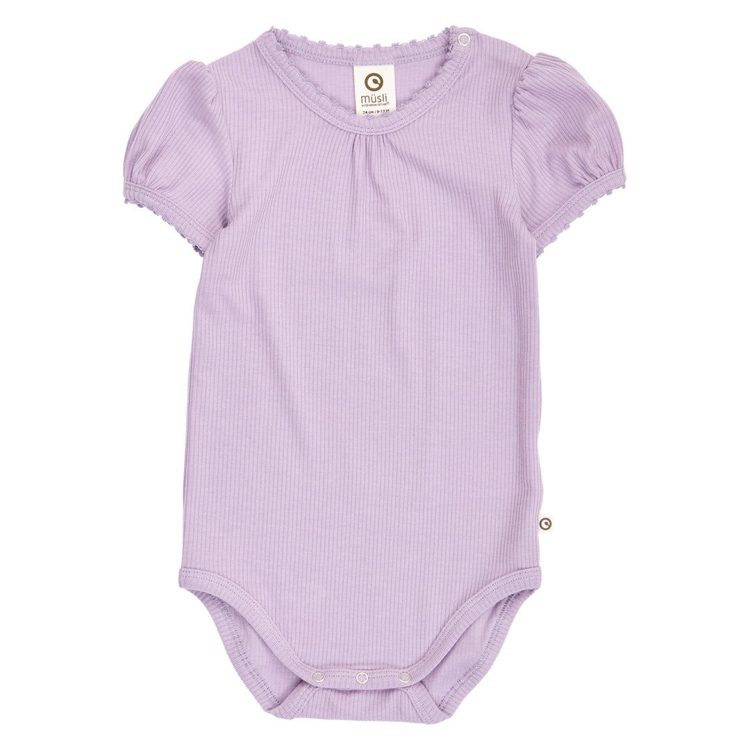 MELLOW tencel picot shortsleeve body