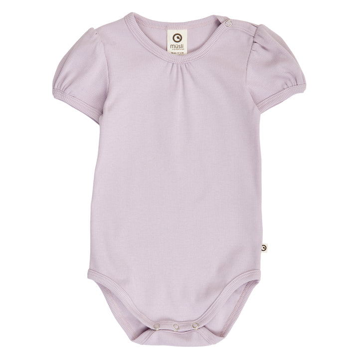 COZY ME RIB puff sleeve body