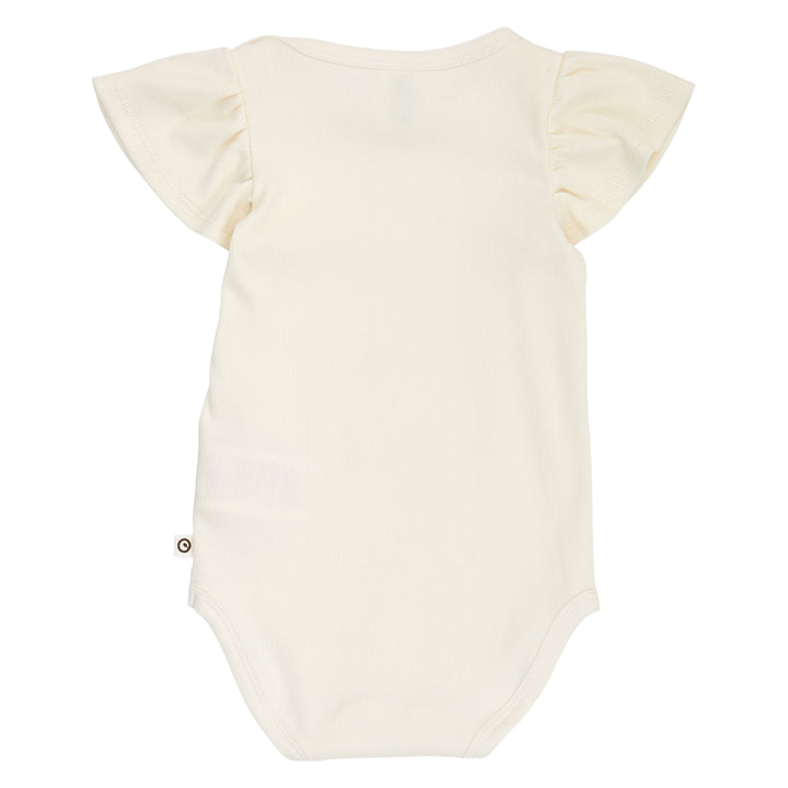 COZY ME RIB frill sleeve body
