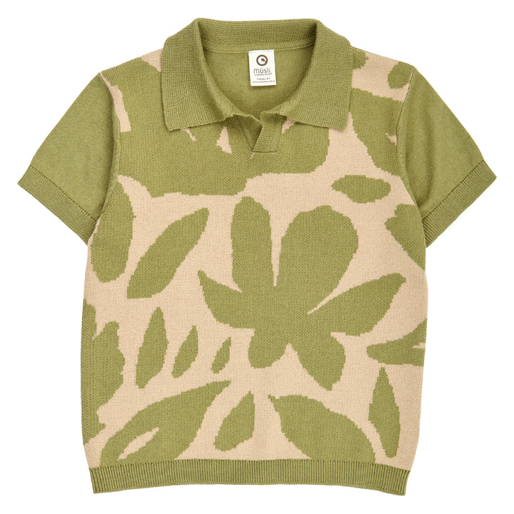 NATURES IMPRINT knit polo