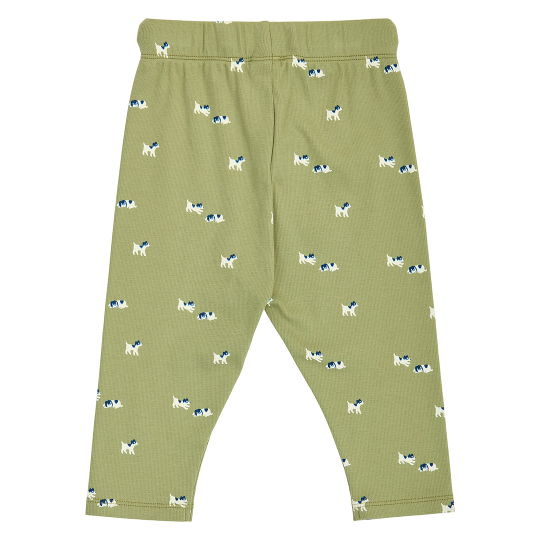 BFF rib pants with puppies