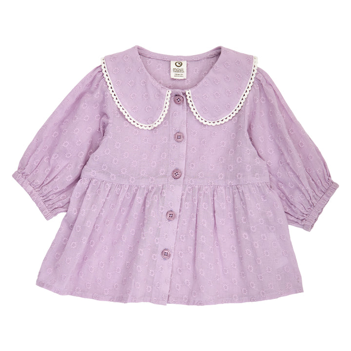 DAISY collar puff shirt