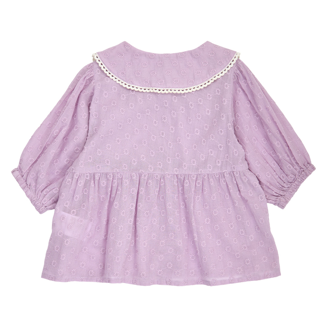 DAISY collar puff shirt