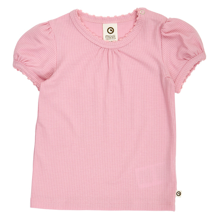 MELLOW tencel picot T-shirt