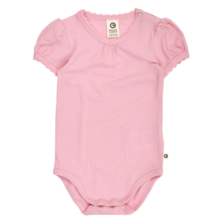 MELLOW tencel picot shortsleeve body