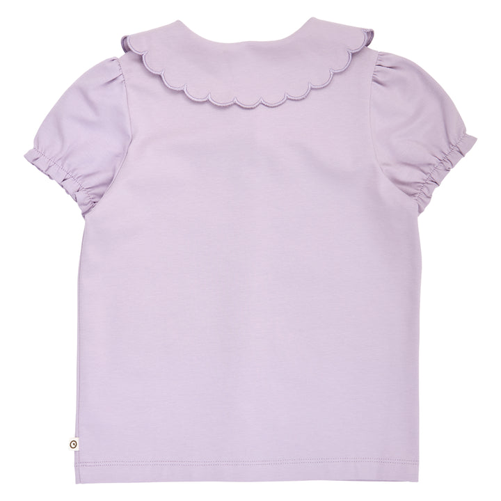 COZY ME collar puff sleeve shirt