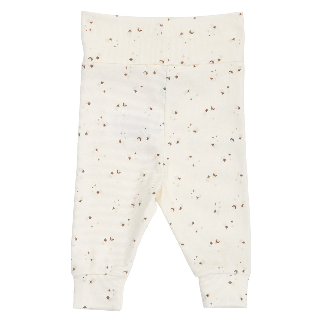 SPARKLE rib pants with stars