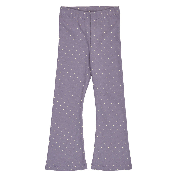 DOT rib flared pants