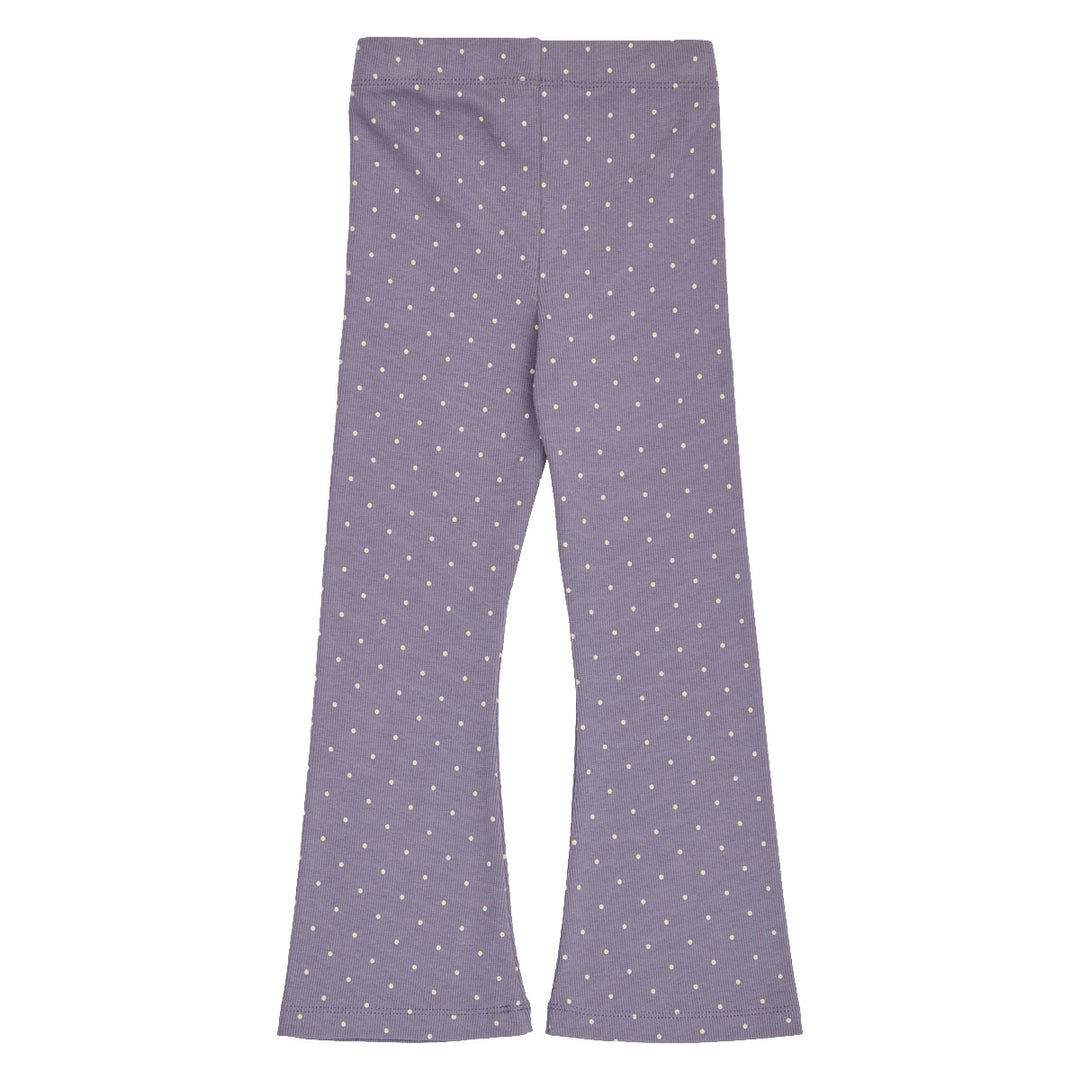 DOT rib flared pants