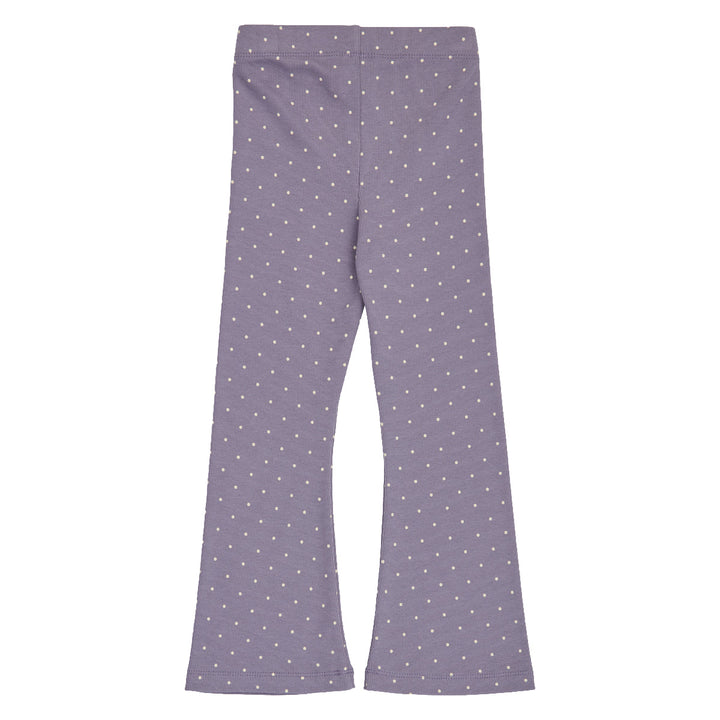 DOT rib flared pants