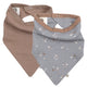 STARS muslin bib 2-pack