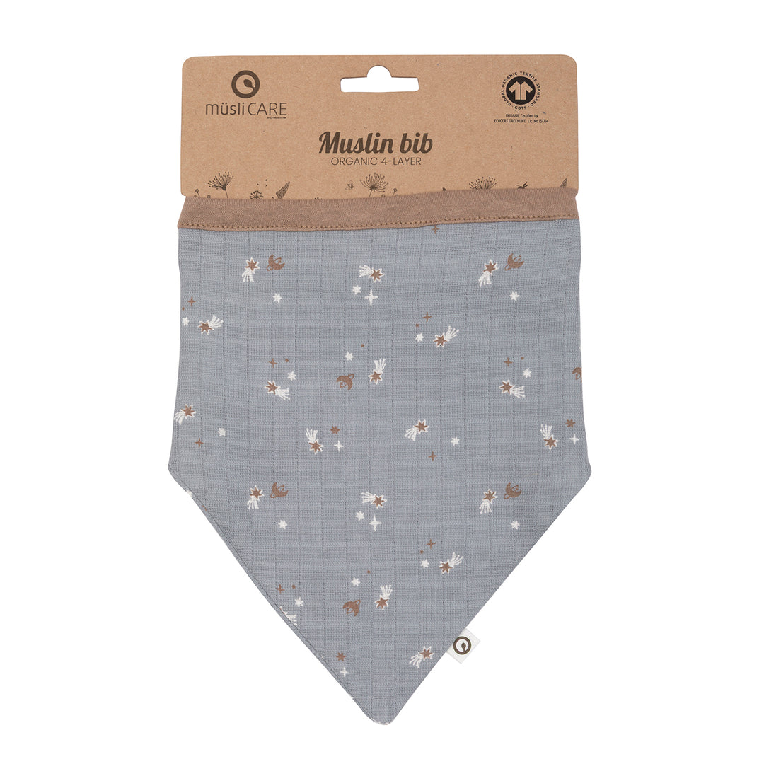 STARS muslin bib 2-pack