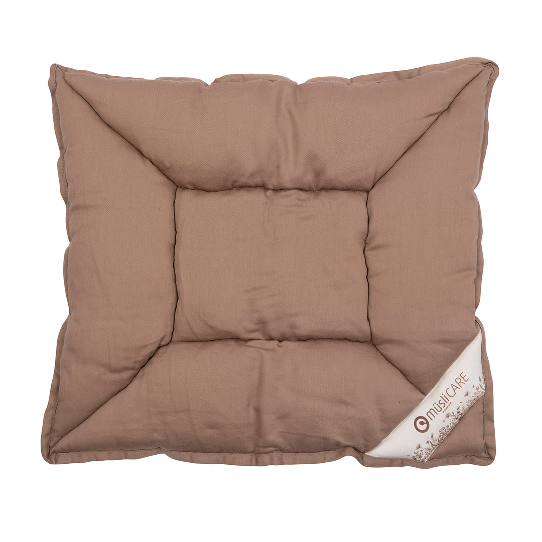SATIN woven kapok pillow 60x40 cm